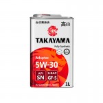 Моторное масло TAKAYAMA  Adaptec 5W30 SN GF-5, 1л